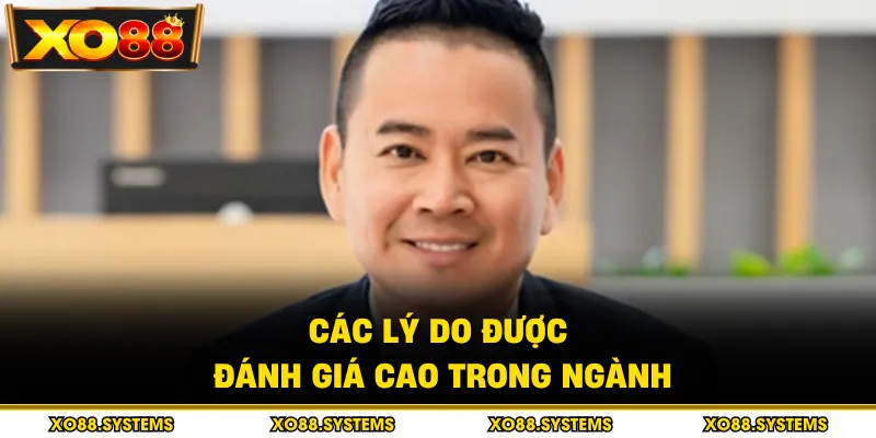 Các lý do được đánh giá cao trong ngành